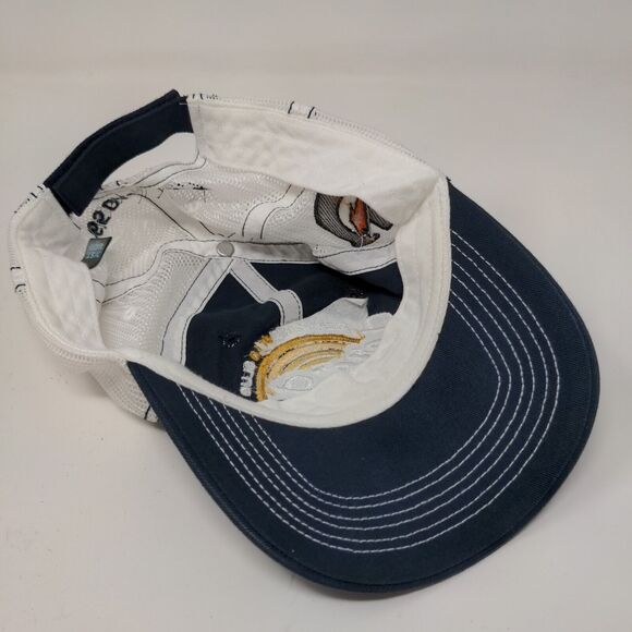 District Men's Zero Zone Gold Club Strapback Mesh Back Hat Blue White Gatorade - Picture 10 of 13